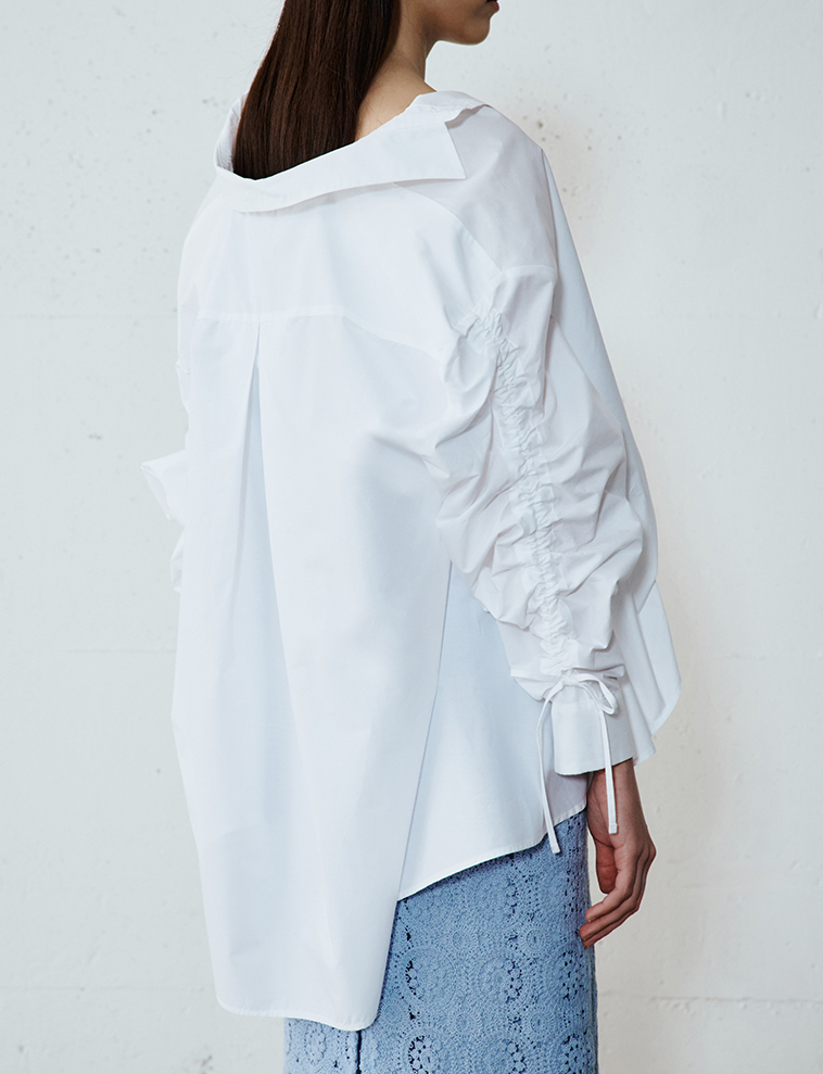 Camicia Popeline Nastri Intrend